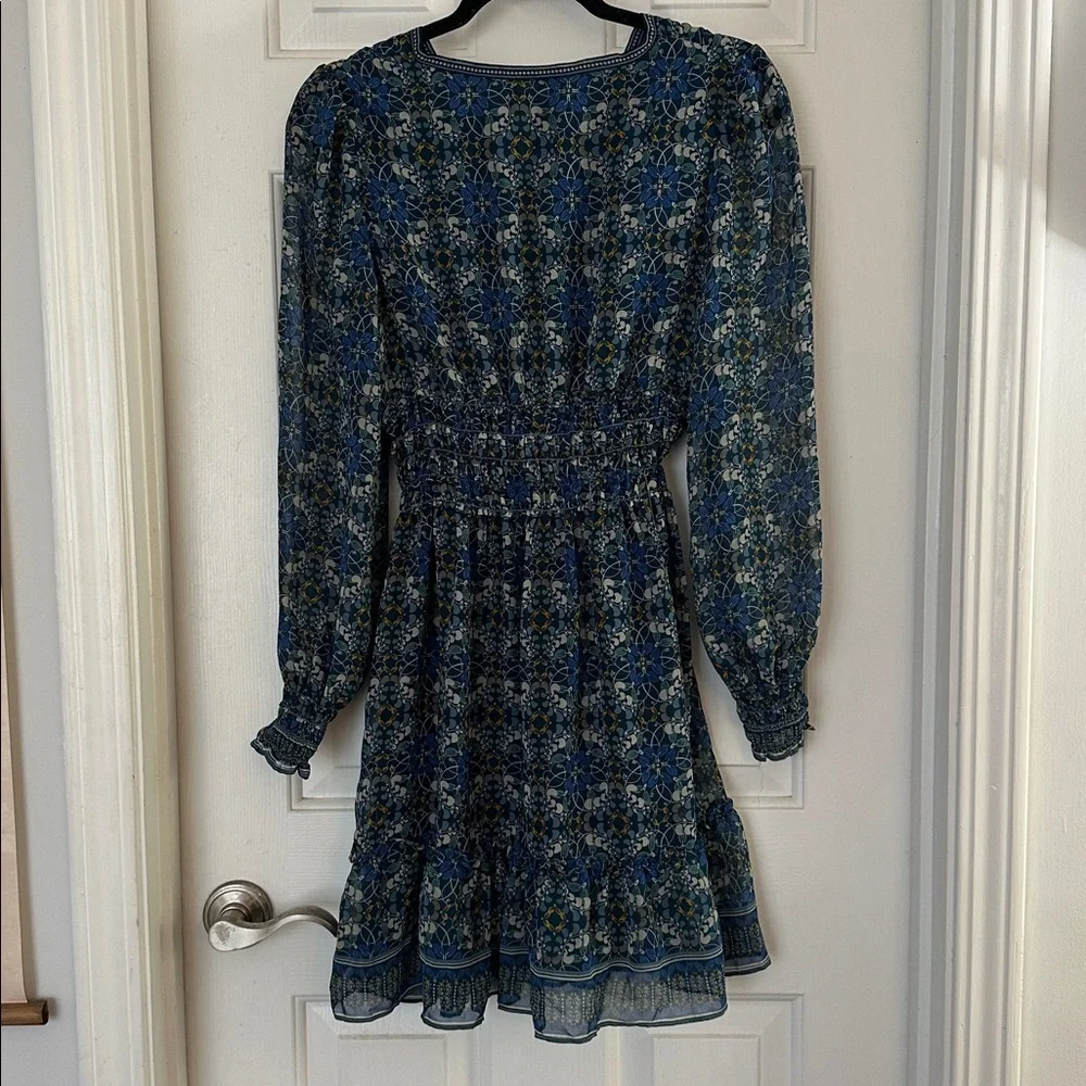 NWT Max Studio floral print long sleeve boho dress small - Picture 5 of 7